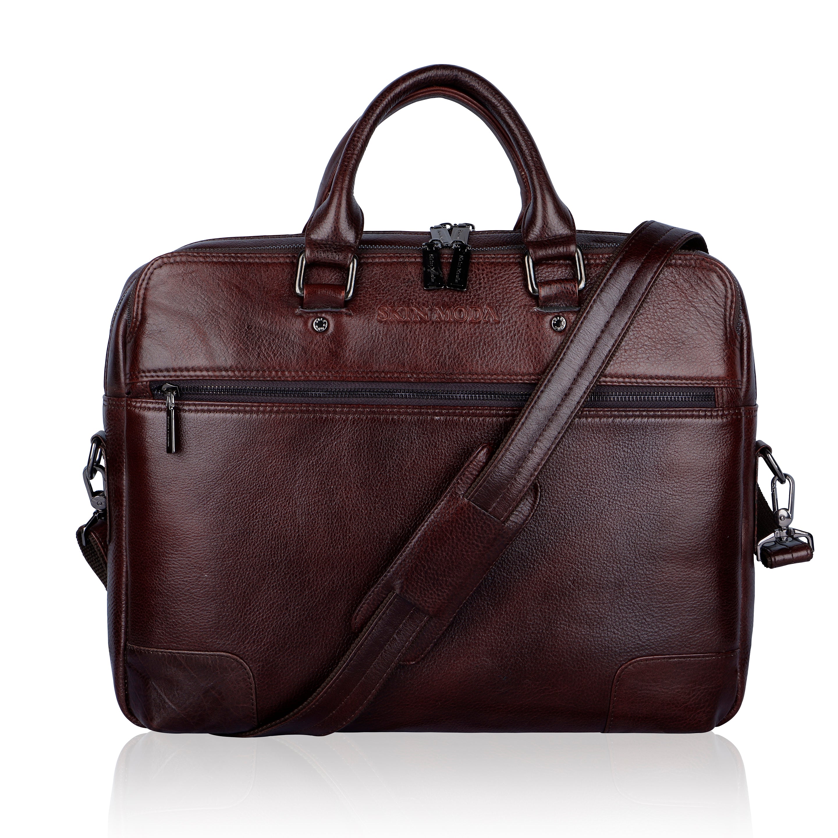 Regal Chain Executive Office Bag - Brown